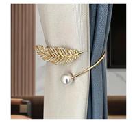 YUEKOPOU Cordones Ajustables para Cortinas, Cordones para c Curtain Tiebacks with Flower Design Pearl Finish For No Hole Installation In Bedroom Living Room(Flower)