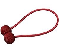 YUEKOPOU Cordones Ajustables para Cortinas, Cordones para c Magnetic Roll Curtain Tiebacks 1 Pc Multicolor 45-50 cm(Dark Red)