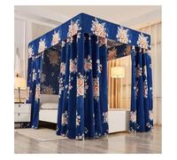 YUEKOPOU Dosel para Cama, mosquitera, Bed Canopy Curtain and Mosquito Net with Metal Bracket Multiple Sizes(D,180X220X200CM)