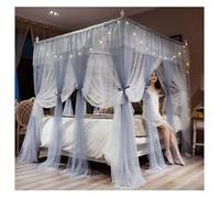 YUEKOPOU Dosel para Cama, mosquitera, Bed Canopy Mosquito Net Multicolor Multiple Sizes(Blue,120X200cm/47X79in)