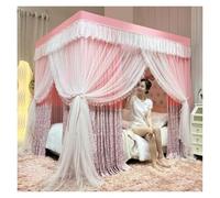 YUEKOPOU Dosel para Cama, mosquitera, Bed Canopy Mosquito Net with Stand for Single and Double Beds Multicolor Multiple Sizes(Pink,180 * 200cm)