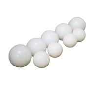 YUEKOPOU Esferas de silicona elásticas sólidas, bolas de silicona de sellado hinchables blancas, bolas de repuesto universales for válvulas de bomba de maquinaria y equipos de detección(50mm-2pcs)