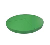 YUEKOPOU Estera de baile, estera de baile plegable redonda portátil, almohadilla de seguridad con absorción de impactos for pole dance, entrenamiento de yoga,(150cm,10cm Thick)