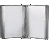 YUEKOPOU Expositor mural for catálogos A4 con 5 bolsillos, abatible, multicolor(Grey)