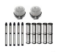 YUEKOPOU Filtro pulverizador, filtro de acero inoxidable, Airless Spray Filter Kit Complete Set for Models For 390 395 490 495 5956712, Reducing Replacement Frequency