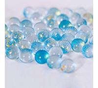 YUEKOPOU Guijarros,Piedras Decorativas Naturales, Aquarium Glass Beads, Round Glass Beads, Great for Aquarium, Event Wedding Birthday Christmas Decoration Vase Filler Or DIY,50pcs(200pcs)