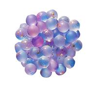YUEKOPOU Guijarros,Piedras Decorativas Naturales, Glass Marbles, Glass Stones, Glass Gems Beads, Sea Glass Pebbles for Aquarium Turtle Fish Tank Vase Filler Terrarium Flowerpot Decoration,E,100(D,50)