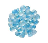 YUEKOPOU Guijarros,Piedras Decorativas Naturales, Glass Marbles, Glass Stones, Glass Gems Beads, Sea Glass Pebbles for Aquarium Turtle Fish Tank Vase Filler Terrarium Flowerpot Decoration,E,100(B,50)