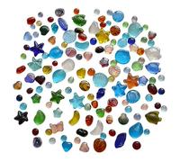 YUEKOPOU Guijarros,Piedras Decorativas Naturales, Glass Stones Gemstones Glass Marbles for Home Decoration, Fish Tank Landscaping, Vase Fillers, Aquarium Decorative Rocks, Table Scatter,C(A)
