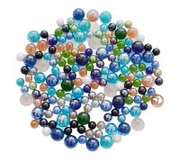 YUEKOPOU Guijarros,Piedras Decorativas Naturales, Glass Stones Gemstones Glass Marbles for Home Decoration, Fish Tank Landscaping, Vase Fillers, Aquarium Decorative Rocks, Table Scatter,C(B)