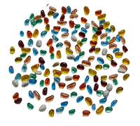 YUEKOPOU Guijarros,Piedras Decorativas Naturales, Glass Stones Gemstones Glass Marbles for Home Decoration, Fish Tank Landscaping, Vase Fillers, Aquarium Decorative Rocks, Table Scatter,C(C)