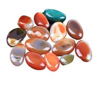 YUEKOPOU Guijarros,Piedras Decorativas Naturales, Polished Agate Stones Colored Pebbles River Rocks for Plants, Fish Tank Rocks, Aquarium Rocks, Vase Filler Rocks, Landscaping Rocks and DIY Arts,M(M)