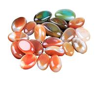 YUEKOPOU Guijarros,Piedras Decorativas Naturales, Polished Agate Stones Colored Pebbles River Rocks for Plants, Fish Tank Rocks, Aquarium Rocks, Vase Filler Rocks, Landscaping Rocks and DIY Arts,M(S)