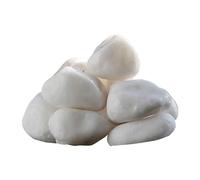 YUEKOPOU Guijarros,Piedras Decorativas Naturales, White Gravels, Irregular Shaped Natural Rock Pebbles, DIY Polished Rocks for Potted Plant,Bonsai,Vase Fillers, Fish Tank, Aquarium Gravel Rocks,C(E)