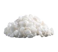 YUEKOPOU Guijarros,Piedras Decorativas Naturales, White Gravels, Irregular Shaped Natural Rock Pebbles, DIY Polished Rocks for Potted Plant,Bonsai,Vase Fillers, Fish Tank, Aquarium Gravel Rocks,C(B)