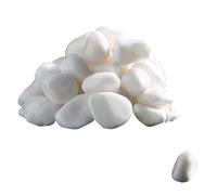 YUEKOPOU Guijarros,Piedras Decorativas Naturales, White Gravels, Irregular Shaped Natural Rock Pebbles, DIY Polished Rocks for Potted Plant,Bonsai,Vase Fillers, Fish Tank, Aquarium Gravel Rocks,C(D)
