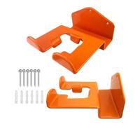 YUEKOPOU Heavy Duty Wall Thimble Holder & Cutter Holder - 2 Piece Storage Rack for Garage Organization | Utility Storage for Hedge Trimmers, Brooms, Lawnmowers Power Tools