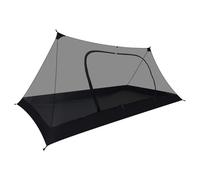 YUEKOPOU Juego de Lona de Refugio de Emergencia Ripstop Silnylon con Red contra Insectos, Huella, Negro