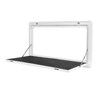 YUEKOPOU Mesa Plegable RV, Escritorio de Pared con cerradur Aluminum Foldable Lockable RV Wall Table for Motorhome Caravan(White)