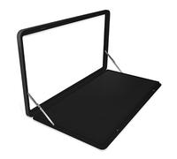 YUEKOPOU Mesa Plegable RV, Escritorio de Pared con cerradur Fold Down Wall Mounted Aluminum Alloy Table Lockable, Perfect for RV Campers, Outdoor Use(Svart,60x45cm/23.6x17.7in)
