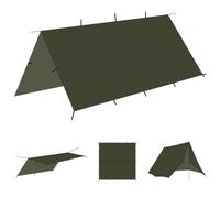 YUEKOPOU Penumbra Hot Tent 4 Estaciones Impermeable Ignífugo Estufa Jack 10x10-12ft Multicolor(Od Green-10' Rectangular,10x10 ft)