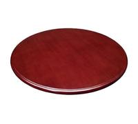 YUEKOPOU Plato giratorio Lazy Susan de madera maciza, plato giratorio grande for servir en la cocina, comedor, bandeja giratoria antideslizante estable(Red Brown,90cm/36in)