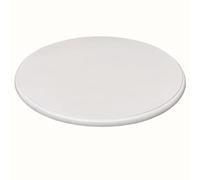 YUEKOPOU Plato giratorio Lazy Susan de madera maciza, plato giratorio grande for servir en la cocina, comedor, bandeja giratoria antideslizante estable(White,80cm/31in)