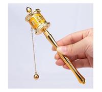 YUEKOPOU Rueda de oración tibetana, Rueda de oración portát Brass Tibetan Buddhist Handheld Prayer Wheel with Mantra Scroll Multicolor Multiple Sizes(Unique Colour,1 Count)