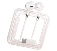 YUELER Auriculares estéreo de alta fidelidad con micrófono y control de cable, 3,5 mm/USB C con aislamiento de ruido