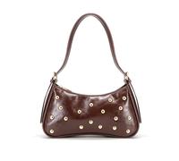 YueLi Bolsa de media luna con cierre de cremallera para citas, compras | Estilo diario moderno, diseño de media luna, cierre de cremallera, listo para viajar, ir de compras y citas