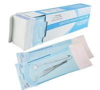 Yuelong 200 bolsas de esterilización autosellantes de 3.5 x 10 pulgadas, bolsas esterilizadoras autoclave para herramientas de uñas, papel de grado desechable, accesorios de tatuaje dental, bolsa de