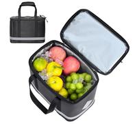 Yuemeuy Bolsa Trasera para Bicicleta - Bolso Aislante para Portaequipajes Trasero de Bicicleta,Bolsa Térmica Ergonómica con Bolsillo de Gran Capacidad para Ciclismo de
