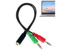 Yuemeuy Divisor de conector para auriculares,Divisor de audio con micrófono para múltiples auriculares con música de alta fidelidad - El divisor de los auriculares conecta rápidamente, divisor audio