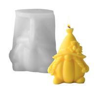 Yuemeuy Moldes de Silicona para Halloween,Molde De Calabaza 3D - Molde De Gnomo Reutilizable Para Manualidades De Otoño Y Acción De Gracias Para Jabón Resina Arte Cake Y Favores De Boda