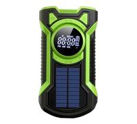 Yuemeuy Radio Solar | Radio Manivela Manual Solar con Batería 5000 mAh | Linterna Luminosa Recargable Altavoz Multibanda para Apagones Viajes Exteriores Uso Diario Todos