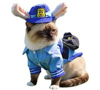 Yuemeuy Ropa para Gatos Lindos | Trajes para Gatitos Tema Oficial Conejo,Disfraz Transpirable para Gatito | para Dueños de Mascotas y Amantes de Animales en Fiestas como Cumpleaños Halloween Navidad