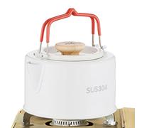 Yuemeuy Teteras Para Camping Para Hervir Agua - 1100 ml Acero Inoxidable Olla De Café Para Exterior,Hervidor Para Fogata Con Mango A Prueba De Quemaduras | Para Café Fuego Abierto Fogata Viaje Al Aire