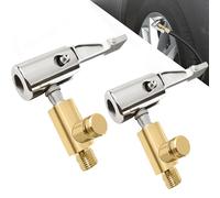 YUEMING 2Pcs Adaptador de Válvula de Coche, Bomba de Aire del Coche Boquilla de Rosca Adaptador, Boquillas Inflado Neumático para Automóvil Motocicleta Bicicleta (Deflate)