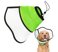 YUEMING Conos de Recuperación para Mascotas, Collar Isabelino Perro Anti-Mordida Collar Práctico, Cono Mascotas Ajustable Collar de Recuperación para Tamaño Pequeño para Gatos y Cachorro,XL