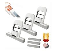 YUEMOL Mini fregona plegable de escritorio, 2/3 piezas, mini fregona de escritorio plegable de mano con esponja de cabeza súper absorbente, herramienta de limpieza para baño, cocina, escritorio