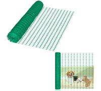 YUENFONG Red de protección para Valla de Barrera de 50 m, Valla de construcción de plástico, Red de Barrera enrollada, Valla de Advertencia para Valla para Aves, Valla delimitadora, 1 x 50 m, Verde