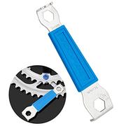 yuentoen Llave de tuerca de plato, llave de plato para bicicletas, herramienta para tornillos de plato, llave de bicicleta, herramienta de reparación de bicicleta, llave de manivela (9/10 mm)