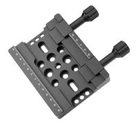 YUEOCT Telescopio 2 en 1 doble cola de milano base de montaje de abrazadera de sillín para Losmandy Vixen Style Plate Rail Bar Adapter Astronomía Astronómica OTA Soporte Trípode Cabeza ecuatorial