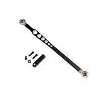 YUERBNC Enlace de palanca de cambios for motocicleta, CNC, 330 mm, aluminio negro/cromado, for Touring Softail Road King (1980-2021)(Black)