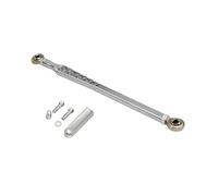 YUERBNC Enlace de palanca de cambios for motocicleta, CNC, 330 mm, aluminio negro/cromado, for Touring Softail Road King (1980-2021)(Chrome)