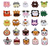 Yueser Pegatinas Termoadhesivas Ropa, 25 Piezas Parches Ropa Niños Niña, Parches Termoadhesivos, para Chaquetas Jeans Mochilas (Animales)