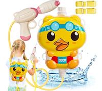 Yueser Pistola de Agua, 1200ml Pistola de Agua Niños Mochila Pistola Agua Pequeña Water Gun Pistola de Agua Potente Juegos de Agua para Niños Exterior Pistola de Agua Niña Pistolas de Agua con Mochila