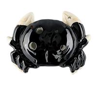 YUESFZ Ocarina, Baldosa SC De 6 Agujeros, Flauta Tradicional De Dibujos Animados, Instrumento De Viento con Forma De Cangrejo, Regalos para Amigos O Hijos E Hijas (Color : Black, Size : 6 Hole-SC)