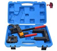 Yuesstloo Kit de alicates de extracción de resorte de presión de válvula, compatible con motores BMW B38 B48 B58, herramienta de fijación deslizante de válvula de acero resistente, con guantes