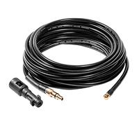 YUET Desatascador de Tuberías para Kärcher y LAVOR Hidrolimpiadora 15M | Manguera de limpieza de tuberías para Karcher K2 K3 K4 K5 K6 K7, 2300 PSI /180 Bar/18MPA Kit de y Drenaje con Adaptador